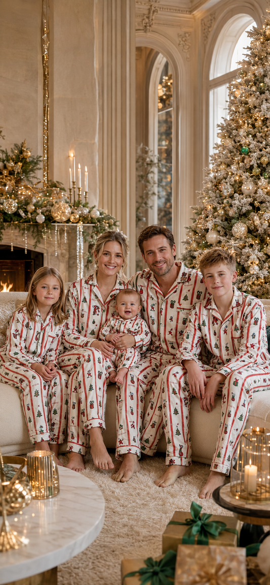 Merry Heritage Matching Family Christmas Pyjamas