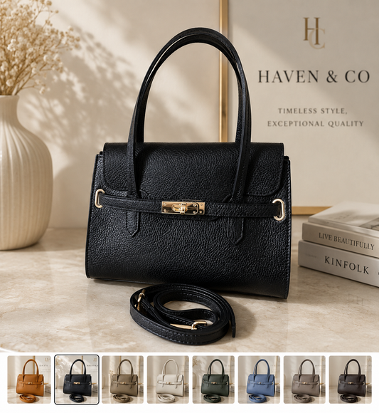 Lucia Italian Leather Bag