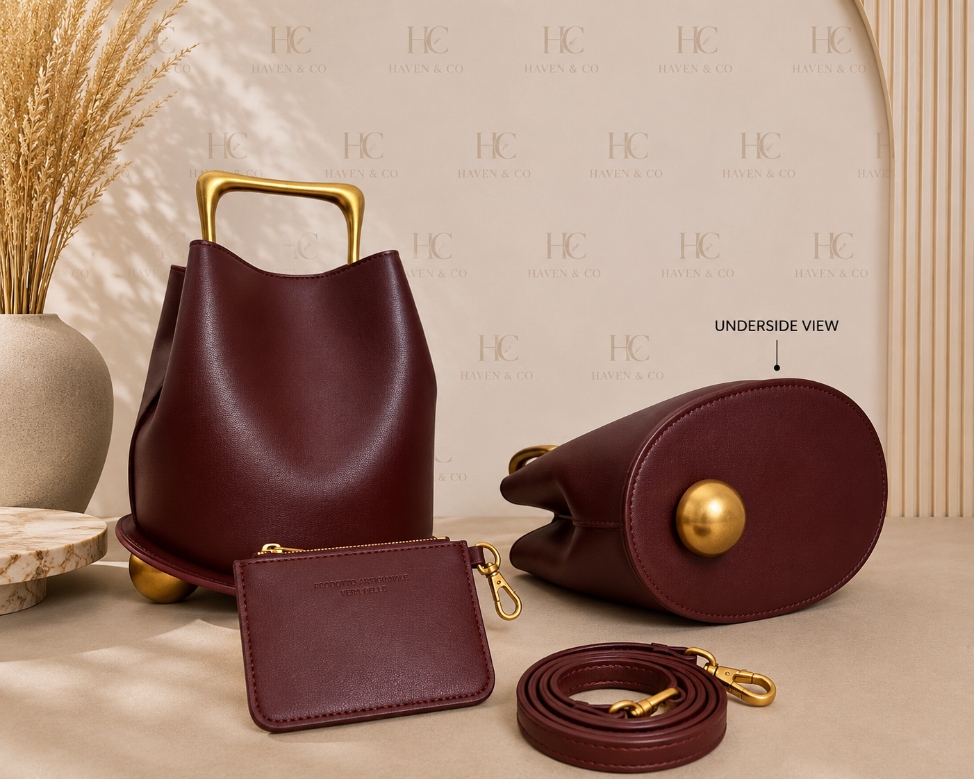 Vela Italian  Leather Bag