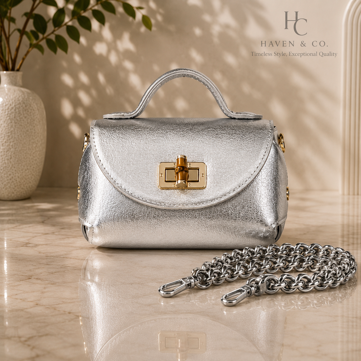 Sierra Mini Italian Leather Crossbody Bag