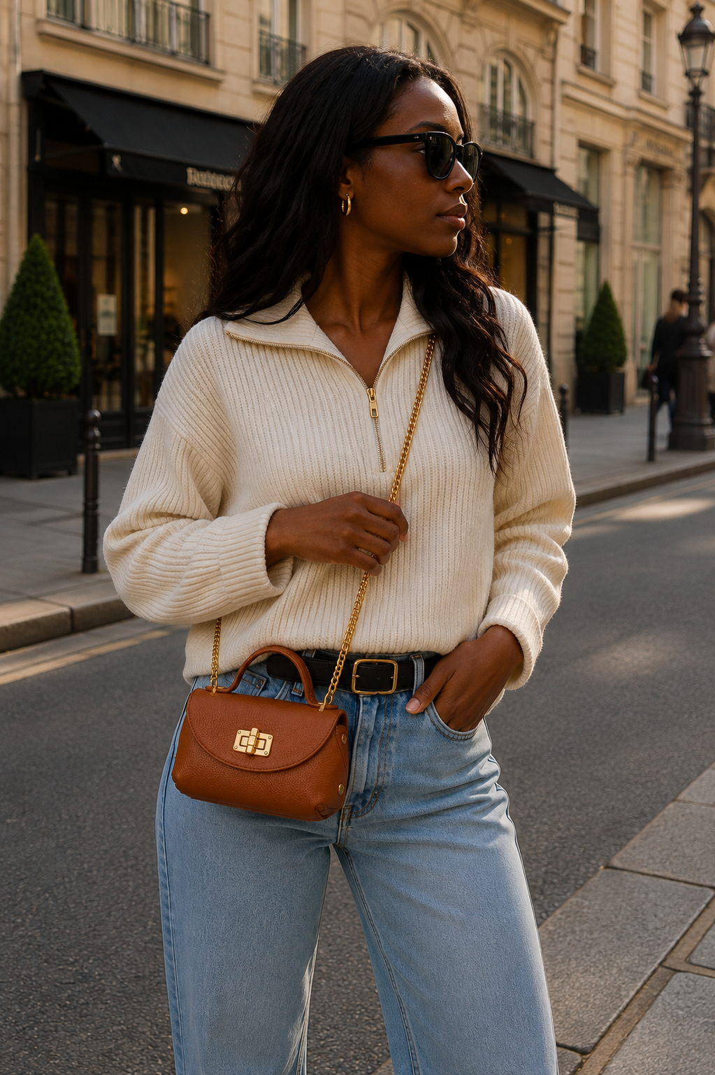 Sierra Mini Italian Leather Crossbody Bag