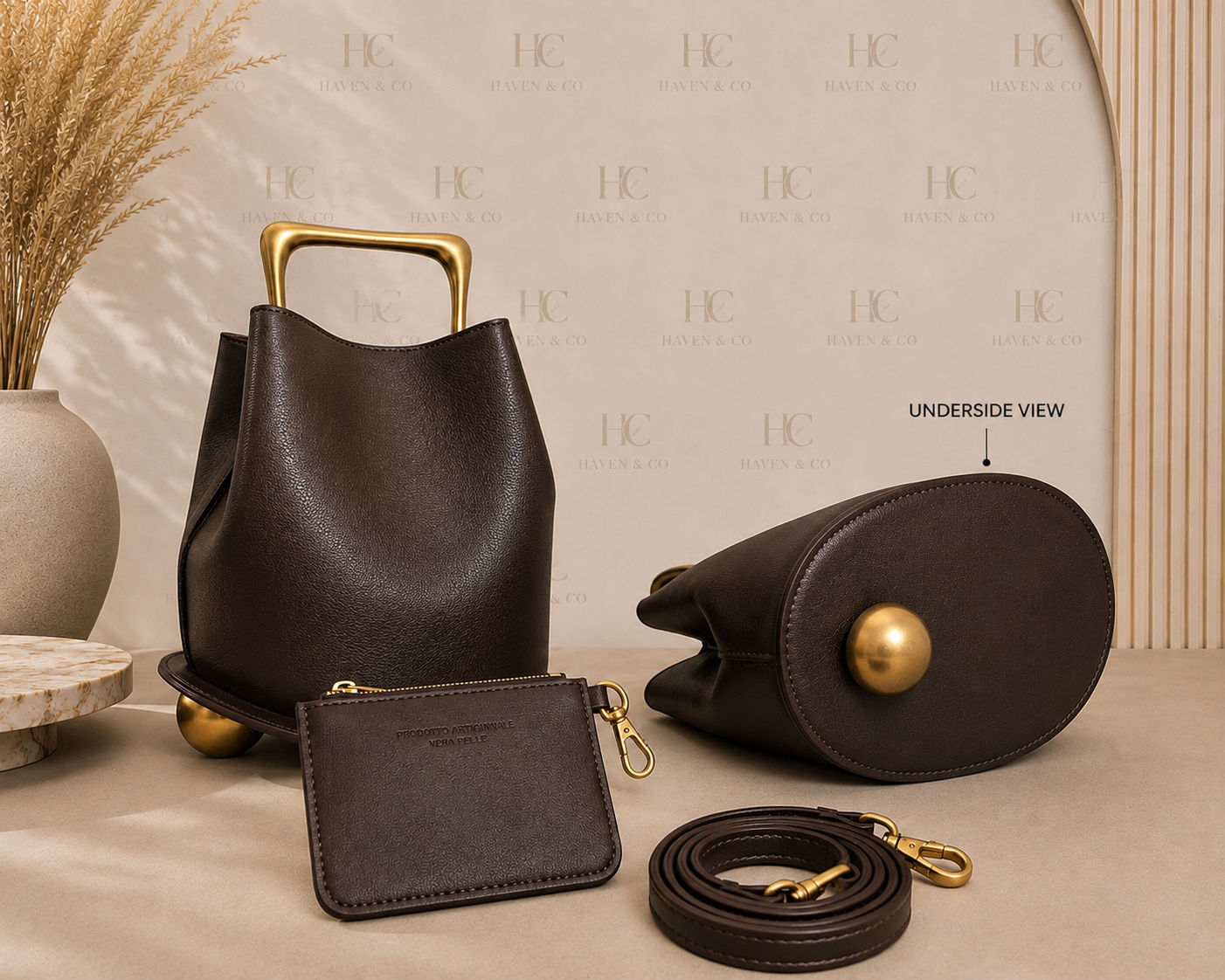Vela Italian  Leather Bag