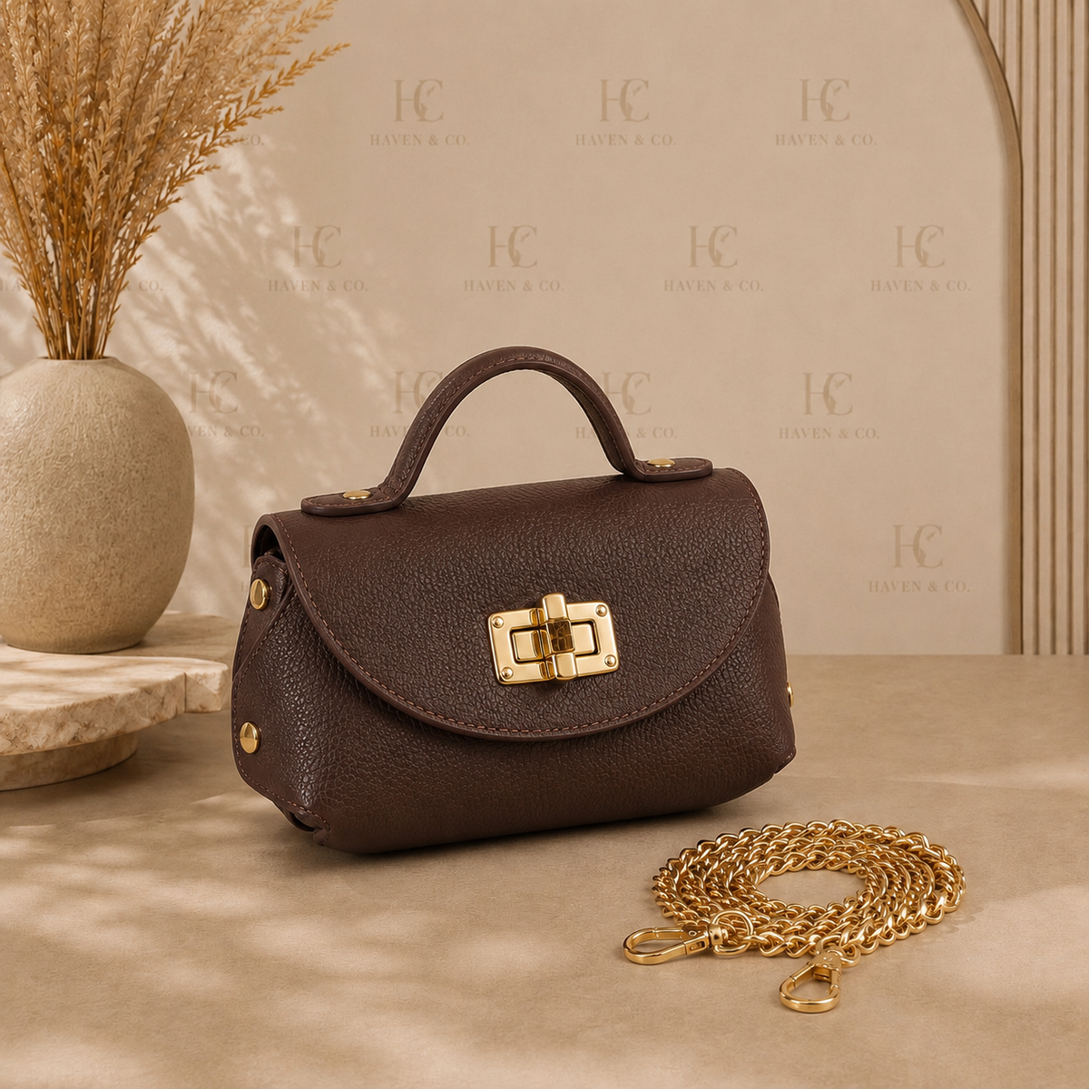 Sierra Mini Italian Leather Crossbody Bag