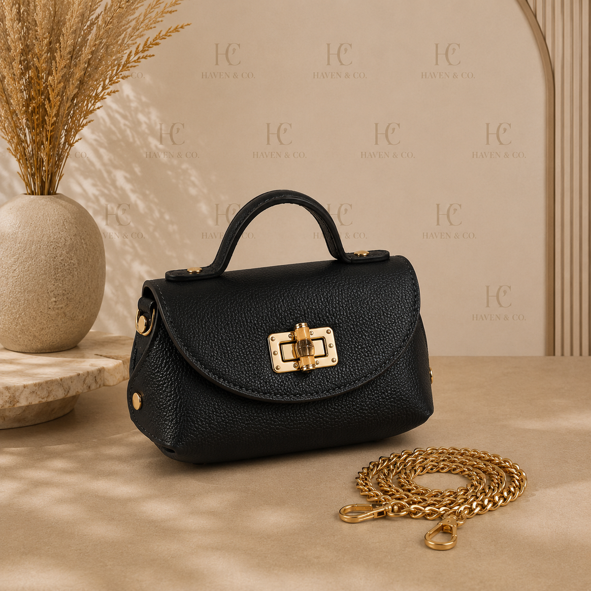 Sierra Mini Italian Leather Crossbody Bag
