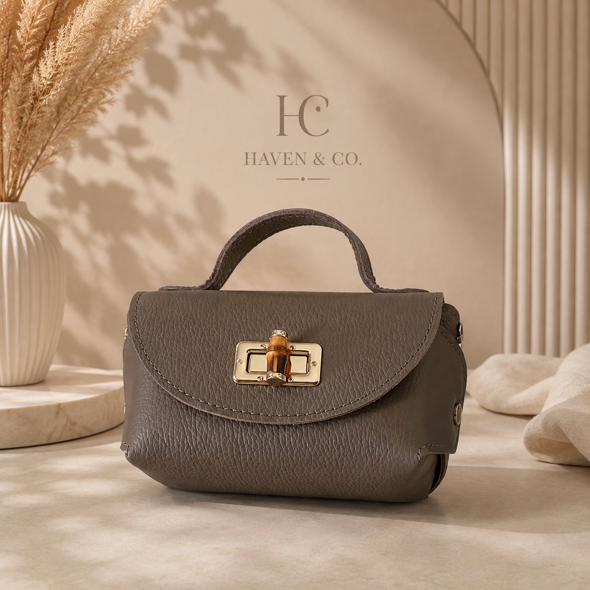 Sierra Mini Italian Leather Crossbody Bag