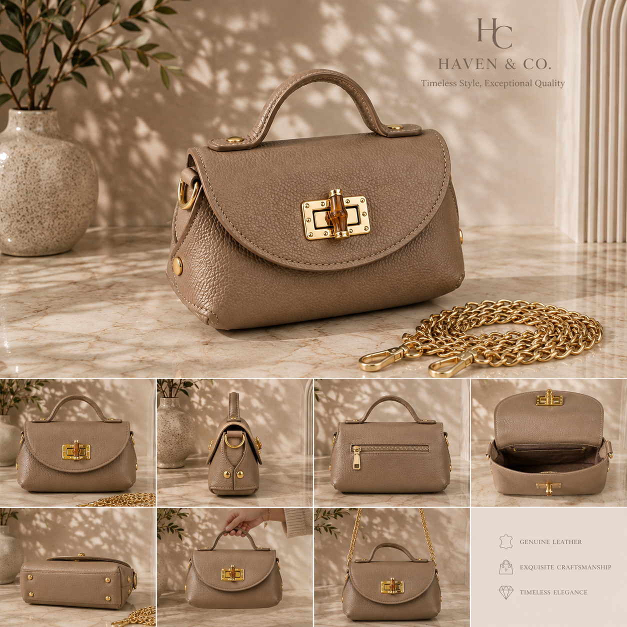Sierra Mini Italian Leather Crossbody Bag
