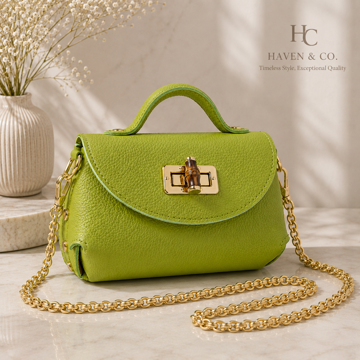 Sierra Mini Italian Leather Crossbody Bag