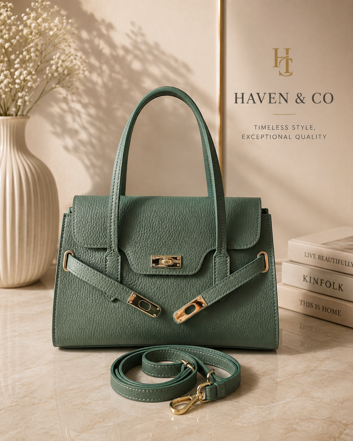 Lucia Italian Leather Bag